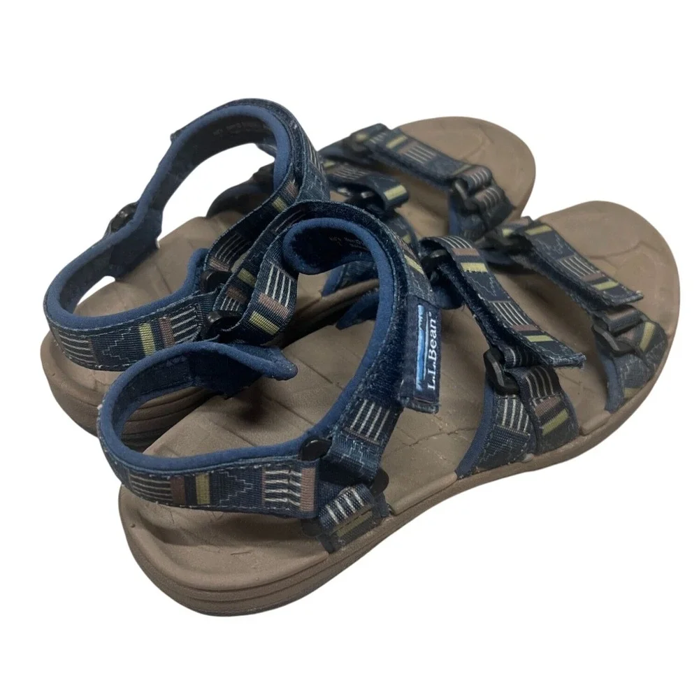 L.L. Bean Katahdin Sandals Kids Blue Size 2‎